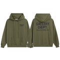Gallery Dept Hollywood CA Olive Hoodie