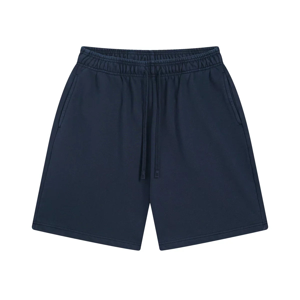 Kanye Heavyweight Vintage Washed Streetwear Shorts – Vintage Navy Blue