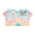 Gallery Dept. Tie-Dye Hollywood Logo Short Sleeve T-Shirt - Pastel Multi