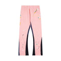 Gallery Dept. x Lanvin Paint Splatter Contrast Panel Sweatpants - Pink
