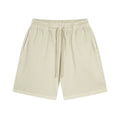 Kanye Heavyweight Vintage Washed Streetwear Shorts – Vintage Cream / Beige