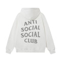 Anti Social Social Club Classic Logo Hoodie - White